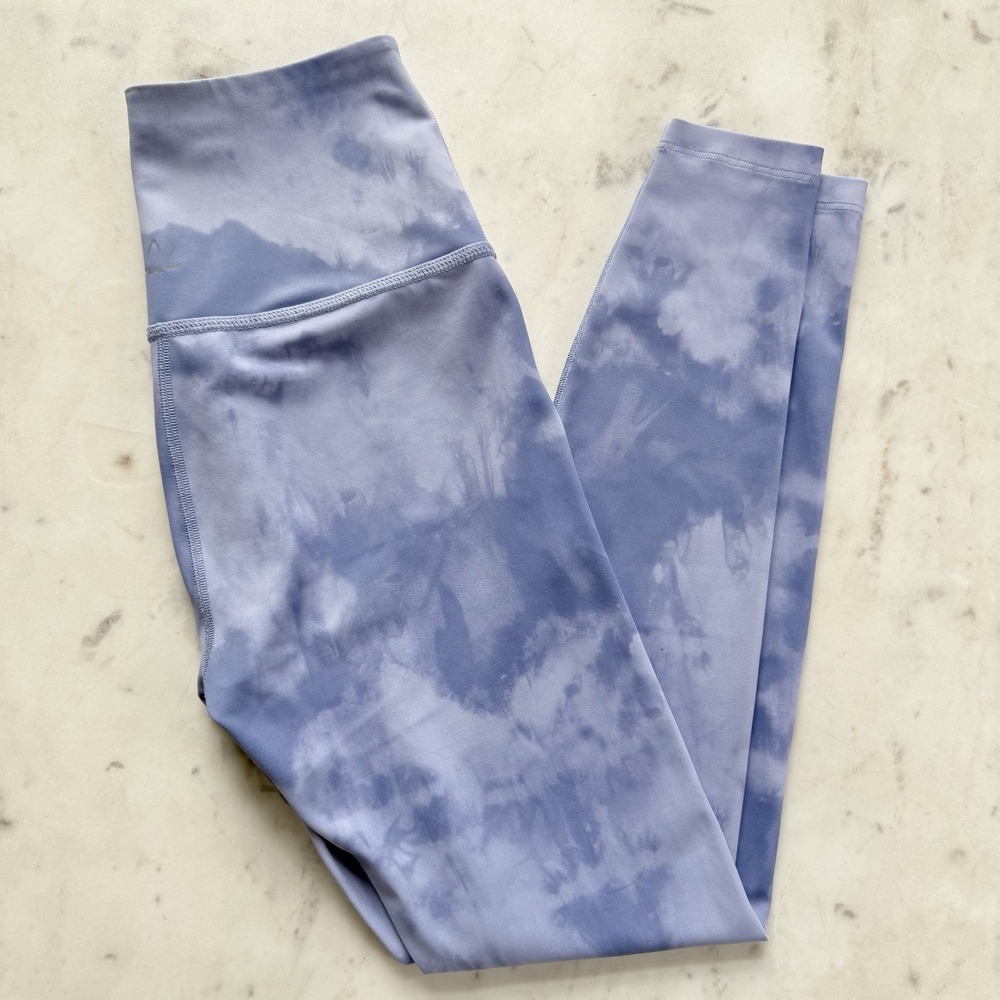 Beyond Yoga Olympus High Waisted Midi Legging Purple Marble sz S Athletic